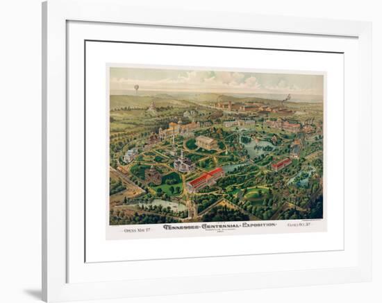 Tennessee Centennial Exposition, Nashville, 1897-Henderson Litho Co^-Framed Giclee Print