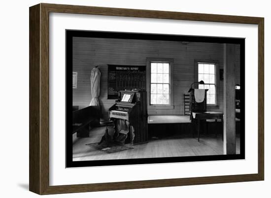 Tennessee Church Interior-Walker Evans-Framed Photo