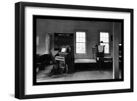 Tennessee Church Interior-Walker Evans-Framed Photo