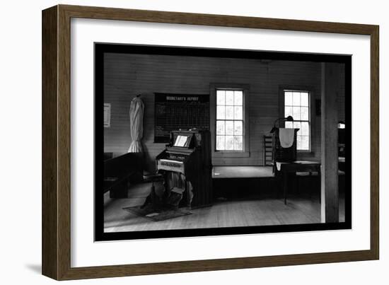 Tennessee Church Interior-Walker Evans-Framed Art Print