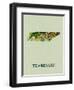 Tennessee Color Splatter Map-NaxArt-Framed Art Print