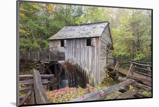 Tennessee, Great Smoky Mountains, Cades Cove, John P. Cable Grist Mill-Jamie & Judy Wild-Mounted Photographic Print