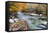 Tennessee, Great Smoky Mountains National Park, Little River-Jamie & Judy Wild-Framed Stretched Canvas