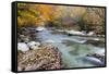 Tennessee, Great Smoky Mountains National Park, Little River-Jamie & Judy Wild-Framed Stretched Canvas