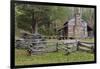 Tennessee, Great Smoky Mountains NP. John Oliver Place in Cades Cove-Don Paulson-Framed Photographic Print