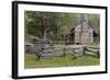 Tennessee, Great Smoky Mountains NP. John Oliver Place in Cades Cove-Don Paulson-Framed Photographic Print