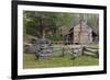 Tennessee, Great Smoky Mountains NP. John Oliver Place in Cades Cove-Don Paulson-Framed Photographic Print