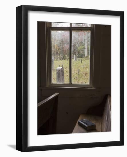 Tennessee, Great Smoky Mountains NP. Methodist Church in Cades Cove-Don Paulson-Framed Photographic Print