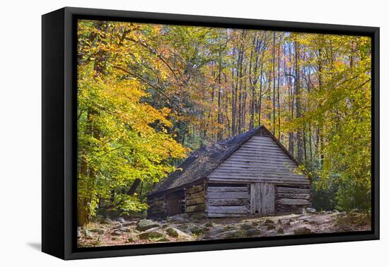 Tennessee, Great Smoky Mountains NP, Noah 'Bud' Ogle Farm-Jamie & Judy Wild-Framed Stretched Canvas