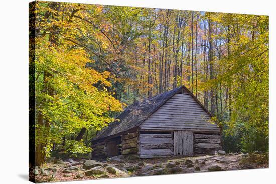 Tennessee, Great Smoky Mountains NP, Noah 'Bud' Ogle Farm-Jamie & Judy Wild-Stretched Canvas