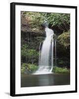 Tennessee, Great Smoky Mts National Park, Waterfall on Little River-Christopher Talbot Frank-Framed Photographic Print