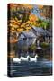 Tennessee - Mill Scene-Lantern Press-Stretched Canvas