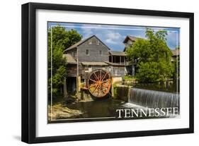 Tennessee - Mill-Lantern Press-Framed Art Print