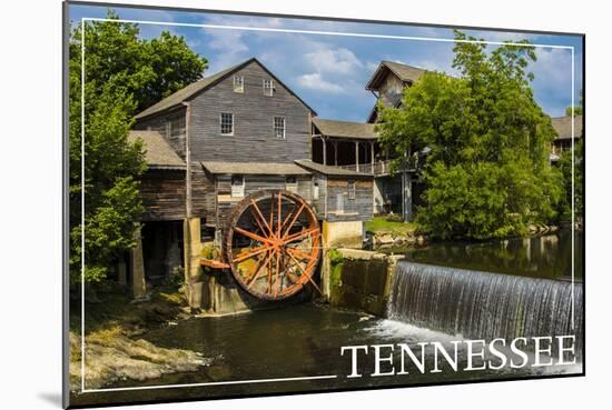 Tennessee - Mill-Lantern Press-Mounted Art Print