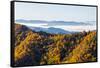 Tennessee, North Carolina, Great Smoky Mountains NP, Newfound Gap-Jamie & Judy Wild-Framed Stretched Canvas
