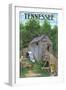 Tennessee - Old Mill-Lantern Press-Framed Art Print