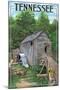 Tennessee - Old Mill-Lantern Press-Mounted Art Print