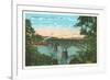 Tennessee River Bridge, Knoxville, Tennessee-null-Framed Premium Giclee Print