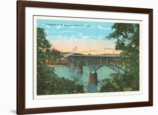 Tennessee River Bridge, Knoxville, Tennessee-null-Framed Premium Giclee Print