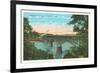 Tennessee River Bridge, Knoxville, Tennessee-null-Framed Premium Giclee Print