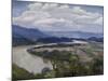Tennessee River Valley-Charles Mclaughlin-Mounted Giclee Print