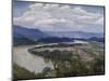 Tennessee River Valley-Charles Mclaughlin-Mounted Giclee Print