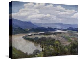 Tennessee River Valley-Charles Mclaughlin-Stretched Canvas