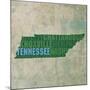 Tennessee State Words-David Bowman-Mounted Giclee Print