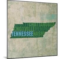 Tennessee State Words-David Bowman-Mounted Giclee Print
