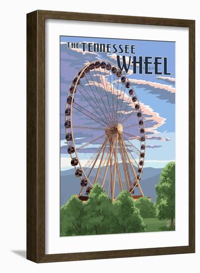 Tennessee - the Great Wheel-Lantern Press-Framed Art Print