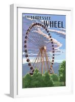 Tennessee - the Great Wheel-Lantern Press-Framed Art Print