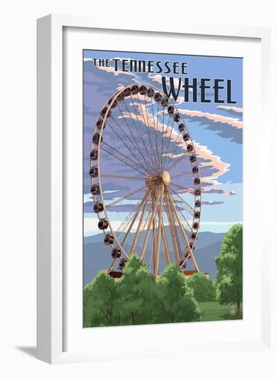 Tennessee - the Great Wheel-Lantern Press-Framed Art Print