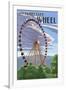 Tennessee - the Great Wheel-Lantern Press-Framed Art Print