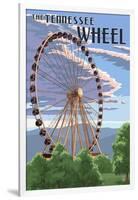 Tennessee - the Great Wheel-Lantern Press-Framed Art Print