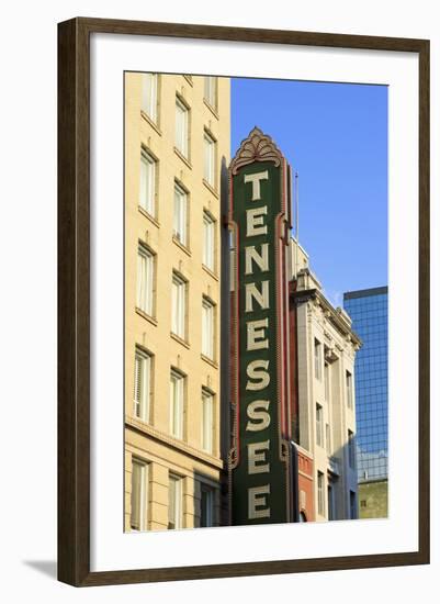 Tennessee Theater on Gay Street, Knoxville, Tennessee, United States of America, North America-Richard Cummins-Framed Photographic Print