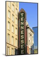 Tennessee Theater on Gay Street, Knoxville, Tennessee, United States of America, North America-Richard Cummins-Mounted Photographic Print