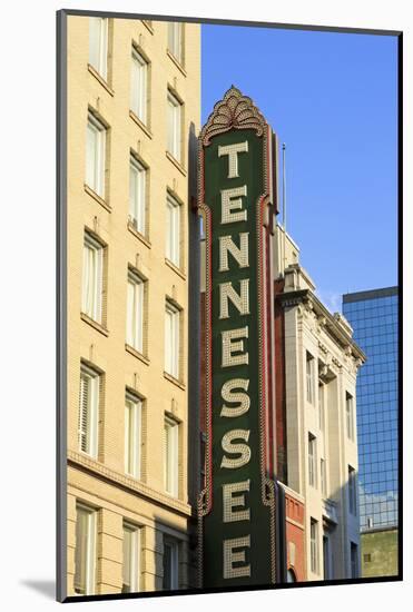 Tennessee Theater on Gay Street, Knoxville, Tennessee, United States of America, North America-Richard Cummins-Mounted Photographic Print