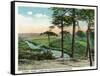 Tennessee - View of Chattanooga from Signal Point-Lantern Press-Framed Stretched Canvas