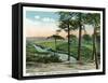 Tennessee - View of Chattanooga from Signal Point-Lantern Press-Framed Stretched Canvas