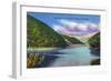 Tennessee - View of Watauga Lake and Dam-Lantern Press-Framed Art Print