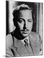 Tennessee Williams, Playwright of 20th Century American Classics in 1952-null-Mounted Photo