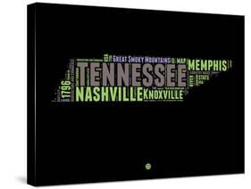 Tennessee Word Cloud 1-NaxArt-Stretched Canvas