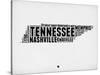 Tennessee Word Cloud 2-NaxArt-Stretched Canvas