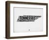 Tennessee Word Cloud 2-NaxArt-Framed Premium Giclee Print