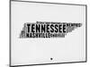 Tennessee Word Cloud 2-NaxArt-Mounted Premium Giclee Print