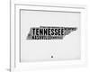 Tennessee Word Cloud 2-NaxArt-Framed Art Print