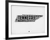 Tennessee Word Cloud 2-NaxArt-Framed Art Print