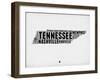 Tennessee Word Cloud 2-NaxArt-Framed Art Print