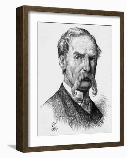 Tenniel Self-Portrait-J Swain-Framed Art Print