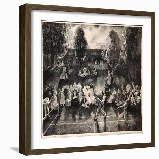 Tennis, 1920-George Wesley Bellows-Framed Giclee Print